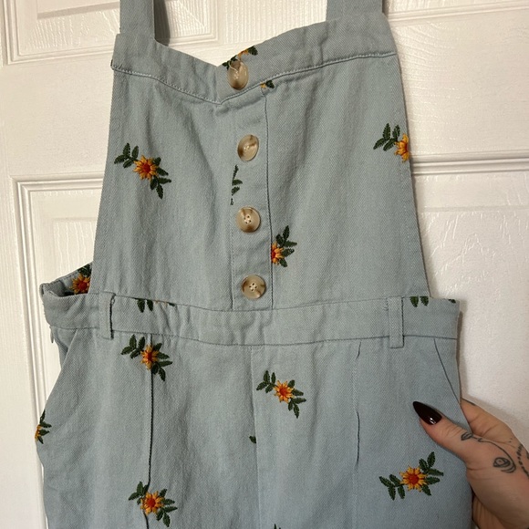 Cider Pants & Jumpsuits Cider Overalls Sunflower Size Large Denim